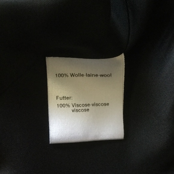 Akris Punto Black Wool Pea Coat Full Length Zip Button - Picture 9 of 10